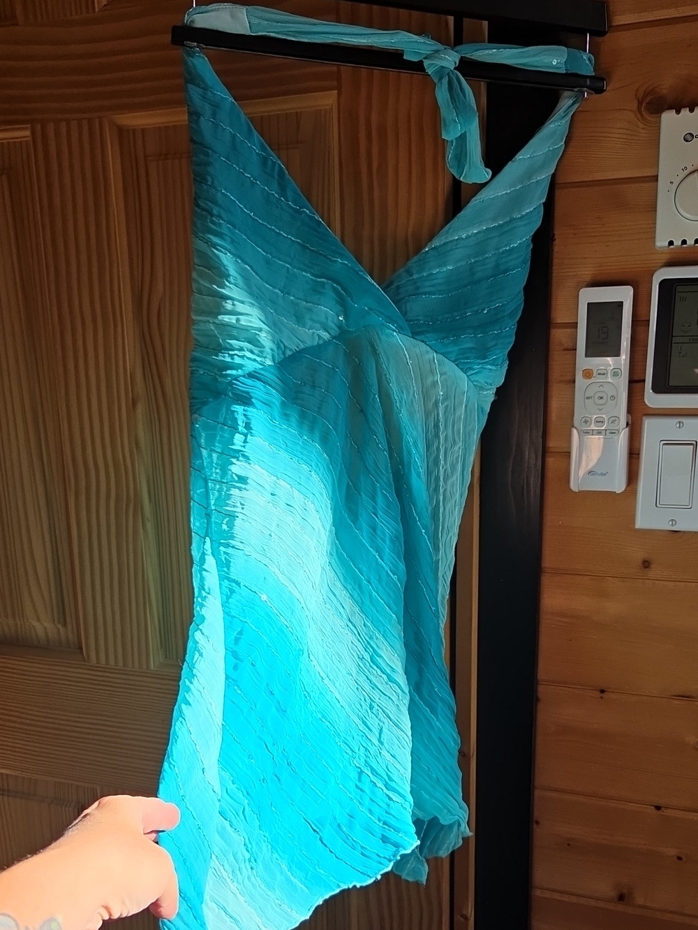 Women’s Turquoise Halter Summer Top
